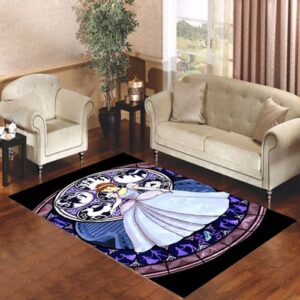 Cinderella Stained Glass Living room carpet rugs