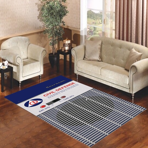 Civil Defense Radio Fallout 4 Living room carpet rugs