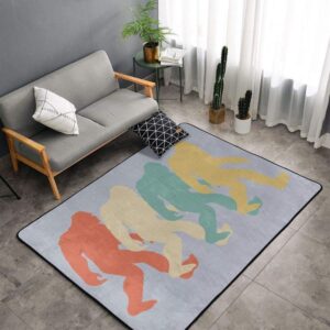 Colorful Bigfoot Rectangle Rug Carpet