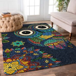 Colorful Owl Rug Carpet