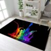 Colorful Paint Rug Carpet