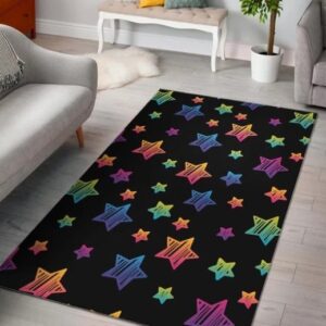Colorful Stars Rug Carpet