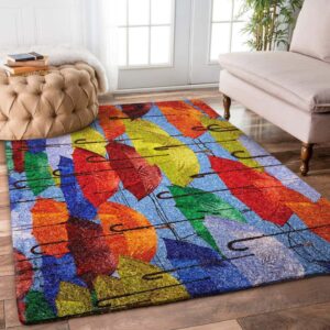 Colorful Umbrella Rug Carpet