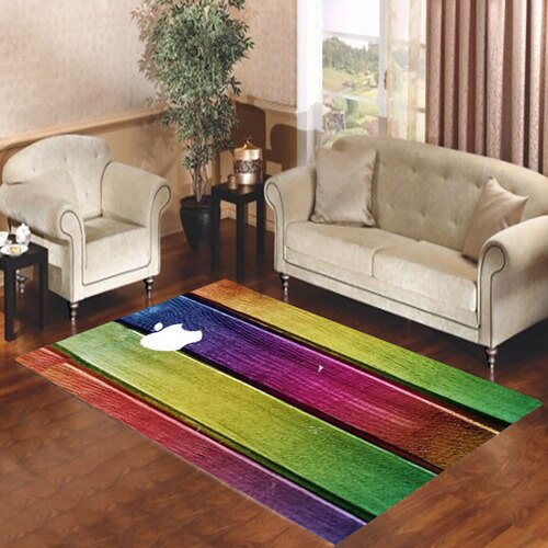 Colorful Wood Background Living room carpet rugs