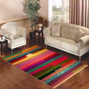 Colorful Wood Pattern Living room carpet rugs