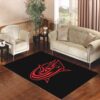 Columbus Blue Jackets Red Living room carpet rugs