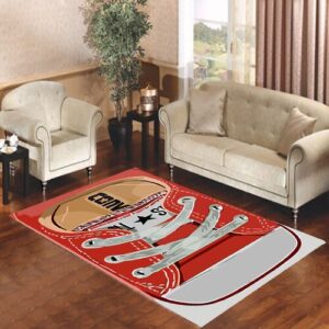 Converse Red Living room carpet rugs
