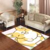 Corgi Valentine Living room carpet rugs