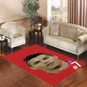 Cr7 red Living room carpet rugs