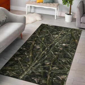 Crappie Fish Camo Bush Area Rug Carpet Carpets