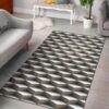 Cube Optical Illusion Area Rug Carpet Carpets