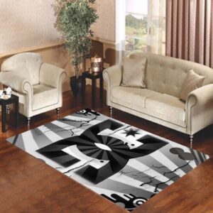 DC LOGO 2 Living room carpet rugs