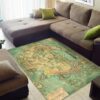 Dungeons & Dragons The Continent Khorvaire Eberron Map Area Rug Carpet