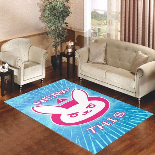DVa Nerf This 2 Overwatch Living room carpet rugs