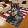 Dachshund American Carrying You Rug Carpet