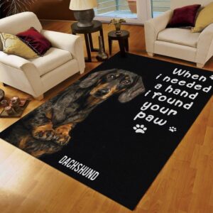 Dachshund Carrying You Rug Carpet
