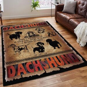 Dachshund So Cool Rug Carpet