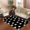 Daisy Flower Pattern Living room carpet rugs