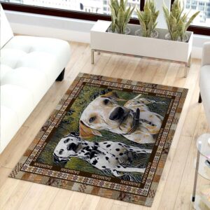 Dalmatian Friend Area Rug Carpet