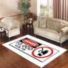Danger 10000 Volts Living room carpet rugs