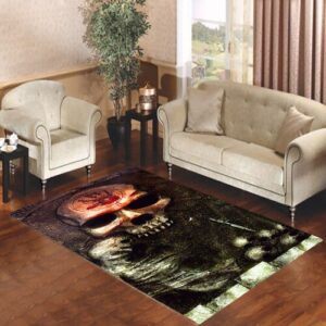 Dark Brotherhood Skull Door Living room carpet rugs