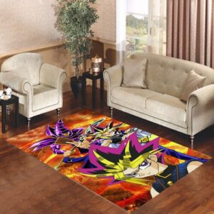 Dark magician yugioh Living room carpet rugs