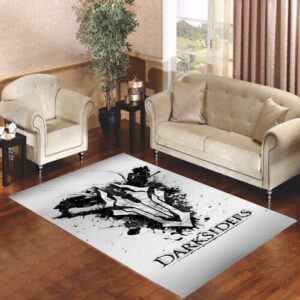 Darksiders War Death Living room carpet rugs