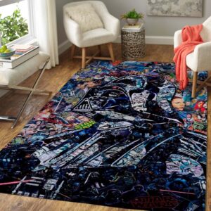 Darth Vader Area Rug Carpet