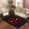 Deadpool Symbol Living room carpet rugs
