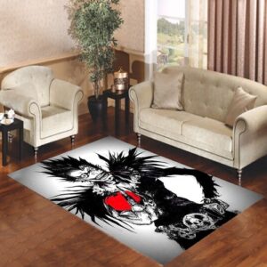 Death Note With Apple Living room carpet rugs