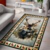 Deer Living Room Rug Carpet