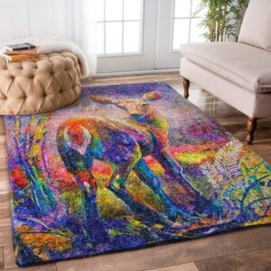 Deer QI32325 Rug Carpet