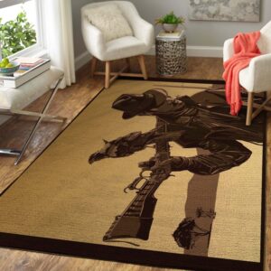 Destiny - Hunter Gunslinger Area Rug Carpet - Gaming Home Decor