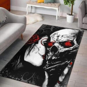 "Diabolique" Premium Skull Area Rug Carpet