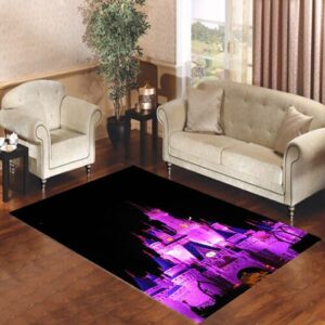 Disney Castle Holiday Night Lights Living room carpet rugs