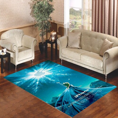 Disney Frozen Elsa Castle apple label Living room carpet rugs