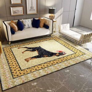 Doberman Pinscher Rug Carpet