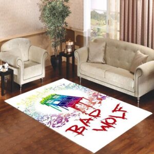 Doctor Who Bad Wolf Living room carpet rugs