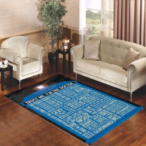 Doctor Who Quotes Living room carpet rugs