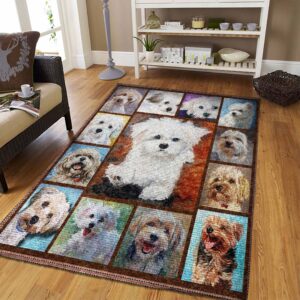 Dog Maltese Rug Carpet