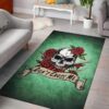 "Don't Cross Me" Premium Skull Area Rug Carpet