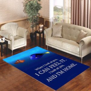 Dory and Nemo Quotes Living room carpet rugs