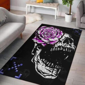 "DoubleX" Premium Skull Area Rug Carpet