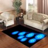 Dragon Ball Z Light Blue Living room carpet rugs