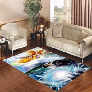 Dragonball Z Cell Vs Goku Living room carpet rugs