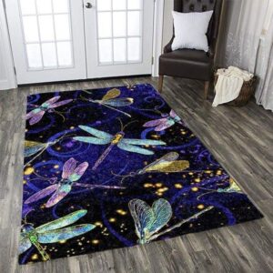 Dragonfly Area Rug Carpet