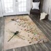 Dragonfly Living Room Rug Carpet