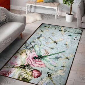 Dragonfly Living Room Rug Carpet