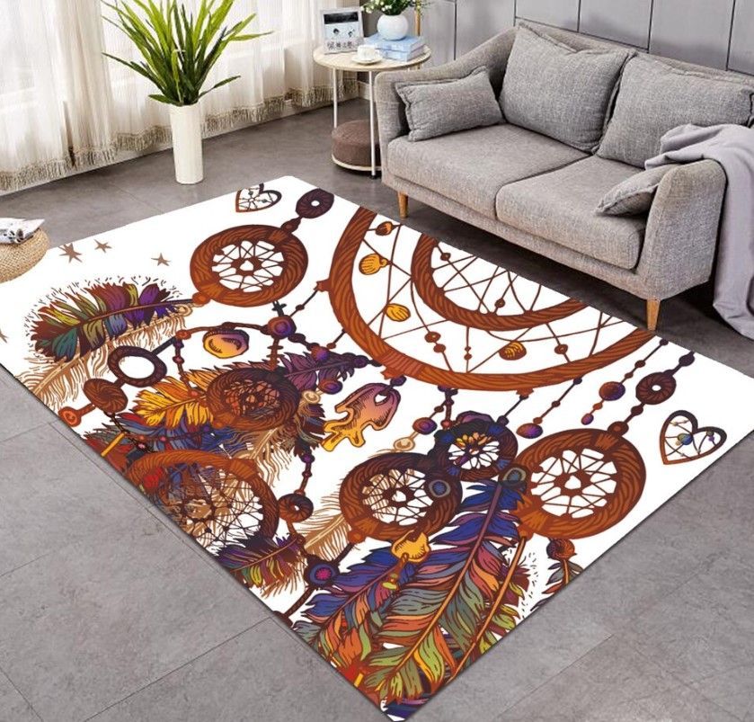 Dreamcatcher Bohemian Living Room Rug