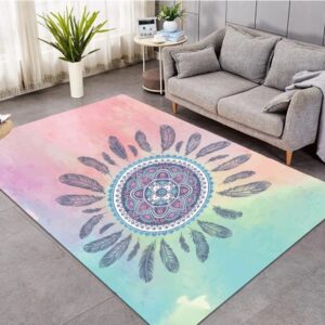 Dreamcatcher Mandala Living Room Rug